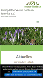 Mobile Screenshot of kgv-bochum-riemke.de